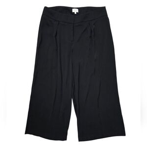 Laundry By Shelli Segal Black Wide Crop Leg Pants